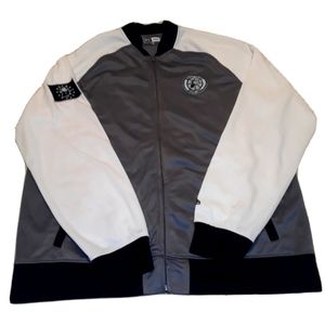 New Era Mens Indiana Pacers NBA Zip Up Size XL Grey Black White